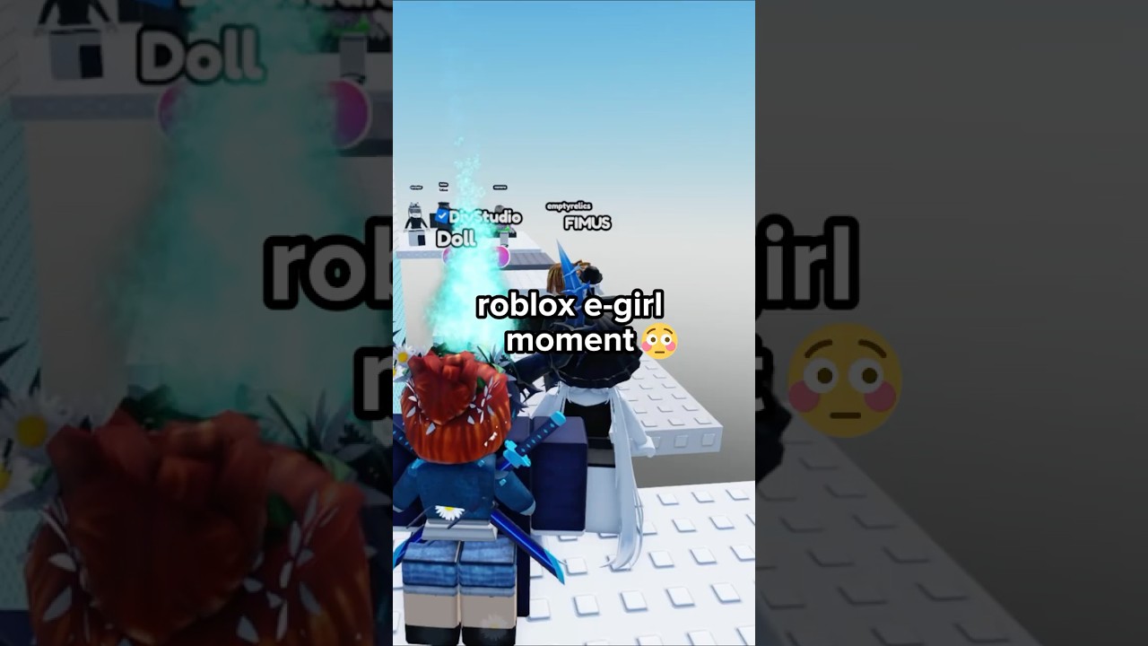 😨 roblox e-girl moment