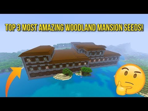 Minecraft - Top 3 Most Amazing Woodland Mansion Seeds! (Minecraft PS4, Xbox One, PS3,Xbox 360)