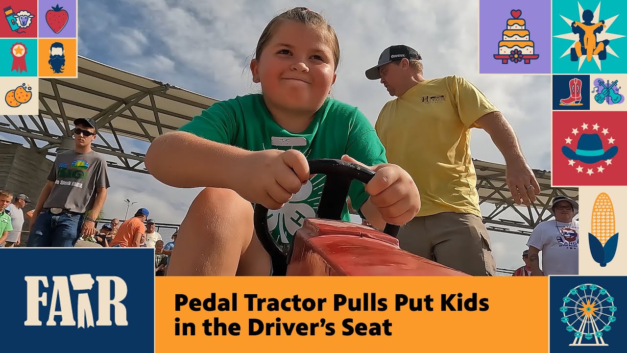 Pedal Tractor Pulls Put Kids in the Driver’s Seat – Fair 2025