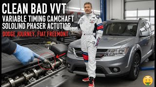 Fix Rough Idle & Engine Light: Easy VVT Camshaft Solenoid Cleaning (Dodge Journey/Fiat Freemont)