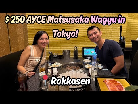 $250 All You Can Eat Matsusaka Wagyu in Tokyo 🍖 | Is Rokkasen Worth It?