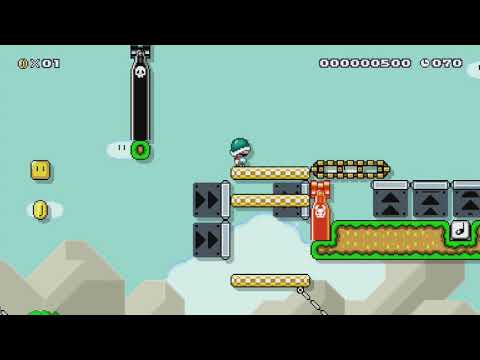 My First Auto Level!(90 seconds) by antonio - Super Mario Maker - No Commentary 1bs
