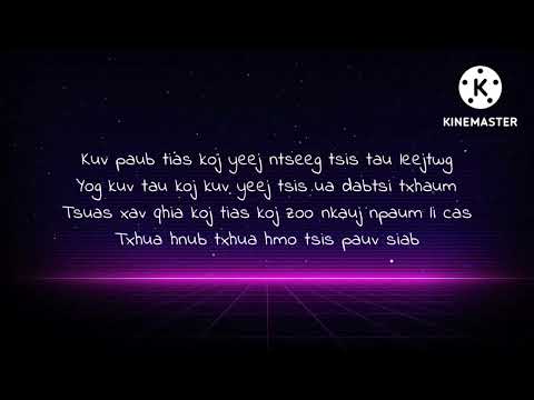 Nrhiav Tus Hlub - David Yang | lyrics