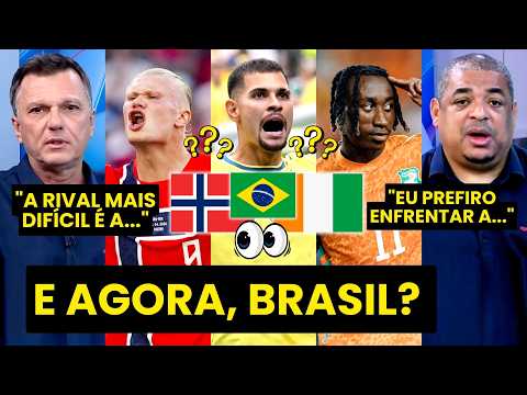 “SINCERAMENTE??? Entre NORUEGA e COSTA DO MARFIM, a MAIS DIFÍCIL pro BRASIL é…” VEJA DEBATE!