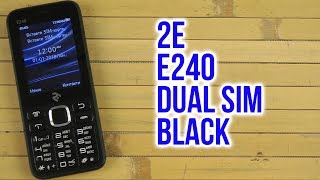2E E240 DualSIM Black/White (708744071217) - відео 1