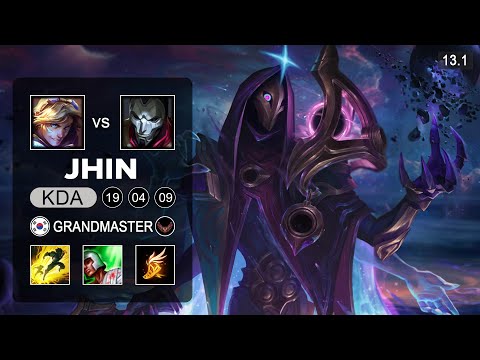 Jhin vs Ezreal ADC - KR Challenger - Patch 13.1 Season 13