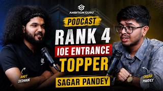 The Unexpected Facebook Motivation Behind IOE Rank 4 | Sagar Pandey | Ambition Guru