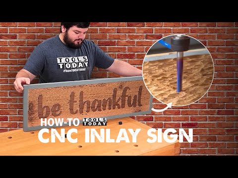 How to Make: CNC Textured Inlay Sign | ToolsToday