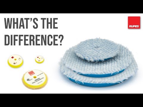 What Are The DIFFERENCES Between RUPES Polishing Pads? | THE RAG COMPANY