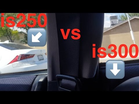 Lexus IS250 vs Lexus IS300!