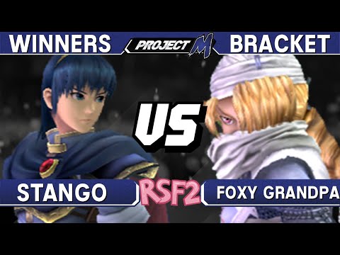 Project M - Stango (Marth) vs Foxy Grandpa (Sheik) - RSF2 Winners Bracket