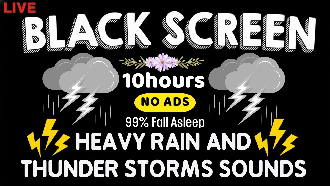 🔴 Defeat Insomnia in 3 Minutes - Relax Your Mind for Deep Sleep Tonight | Black Screen