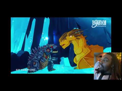 Baby king ghidorah mechagodzilla vs rodan - animation 8 reaction