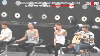 Download lagu [Fancam] EXO Chanyeol, Suho, Chen, Xiumin - Người ấy/Trịnh Thăng Bình Rehearsal@ Music Bank in Hanoi mp3