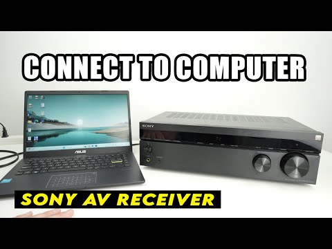 How to Pair Your Sony AV Receiver With a Computer Using Bluetooth