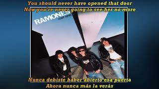 Ramones - You Should Never Have Opened That Door [Audio Live] subtitulada en español (Lyrics)