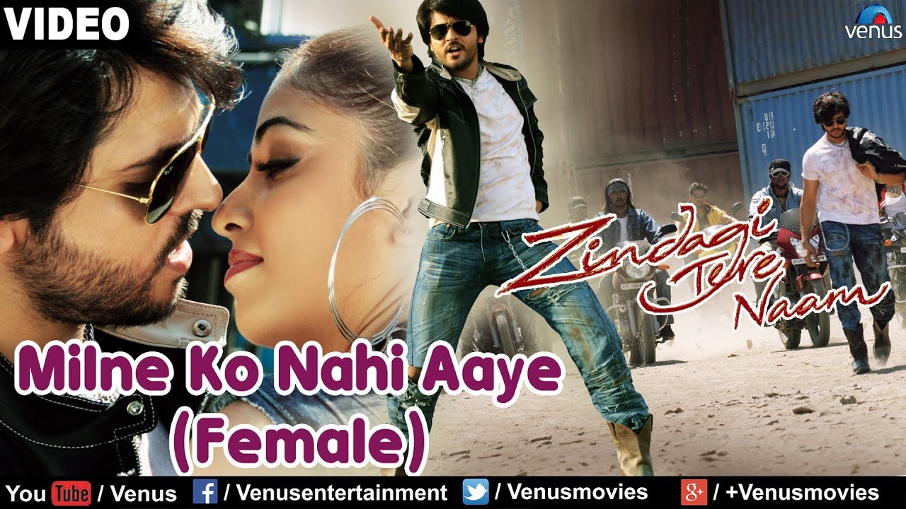 Milne Ko Nahi Aaye (Female) Lyrics | Zindagi Tere Naam | Sunidhi Chauhan | Sajid Wajid