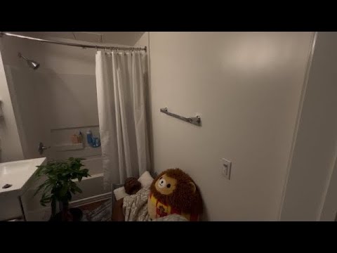 Deep Sleep With a Strong shower sound In A Cozy bathroom - Sleep Instantly - No black screen