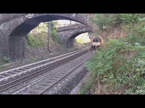 Treno merci e494 014 mir container,succursale Giovi,trains hunter,trainspotting,railways,Ceranesi