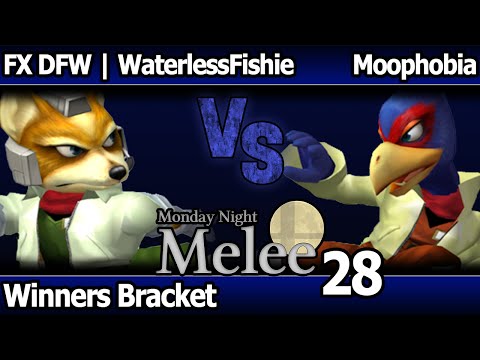 MNM 28 Melee - FX DFW | WaterlessFishie (Fox) vs Moophobia (Falco) - Winners Bracket