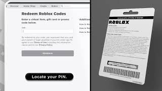 How to redeem a Roblox Gift Card