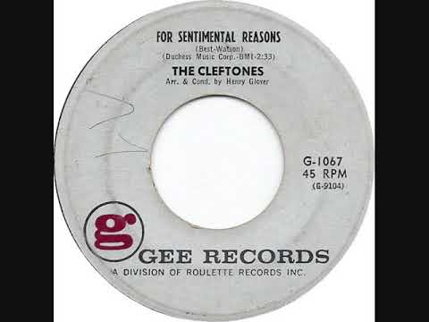 FOR SENTIMENTAL REASONS - HERBIE COX & THE CLEFTONES