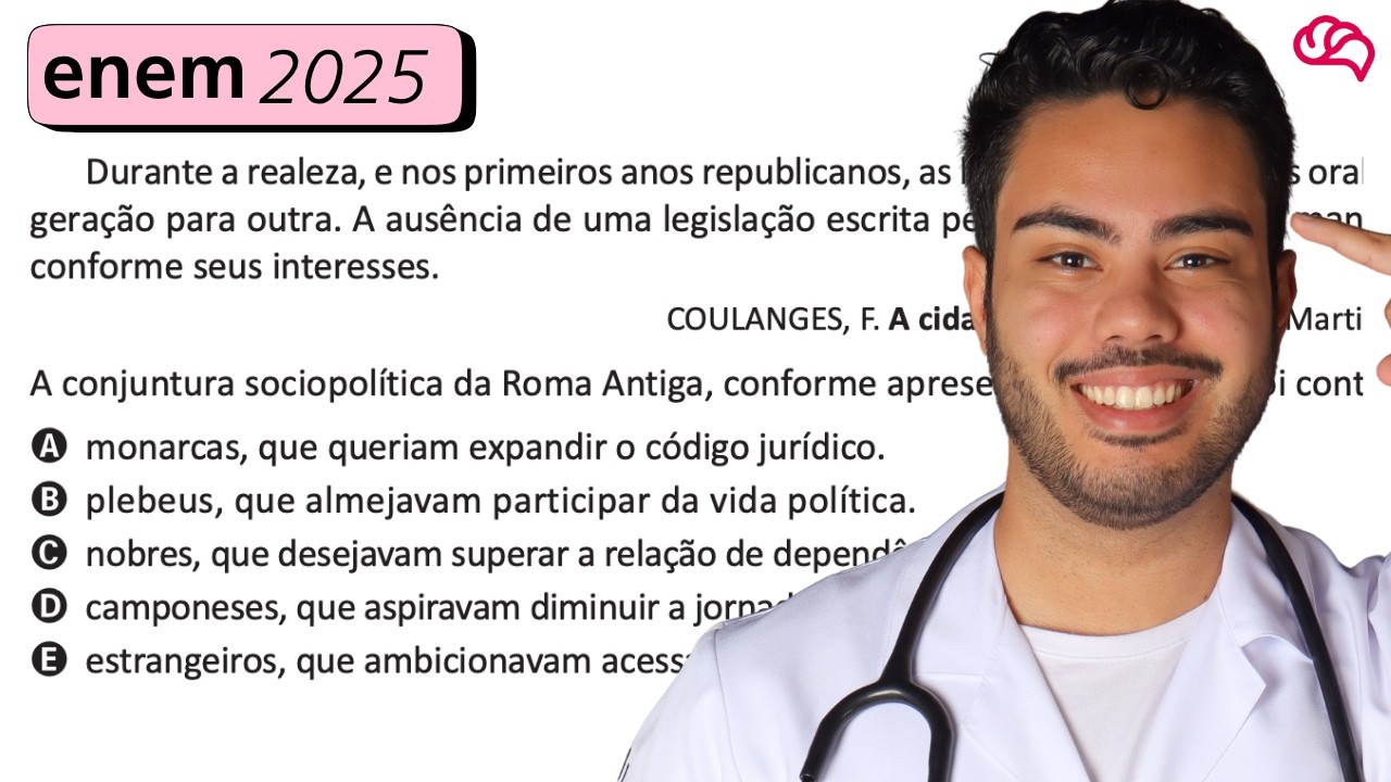 Resolução em Vídeo — Questão 87 ENEM 2025