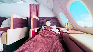 Flying Qatar Airways’ $8000 First Class on the A380 | Paris 🇫🇷 to Doha 🇶🇦
