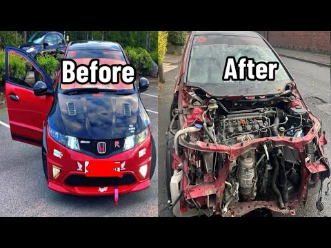 Crashed Damaged Rebuilt P1 (Honda FN2)