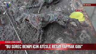 ENDÜSTRİYEL KAYNAK SANATLA BULUŞTU: METALLER HEYKELE DÖNÜŞÜYOR