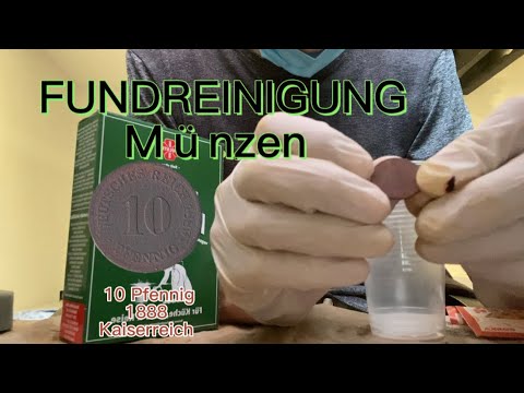 FUNDREINIGUNG alter Münzen/ Wie ich das mache| Laxosondler Schatzsuche mit dem Metalldetektor