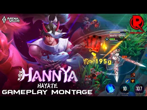 Hannya Hayate X Gangsters Paradise Skin Spotlight Gameplay Montage | Arena of Valor Liên Quân Mobile