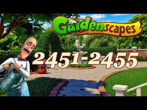 GardenScapes level 2451 - 2455