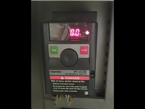 TOSHIBA VFNC3E-4007P 1HP 0.75KW 3PHASE 415V VFD