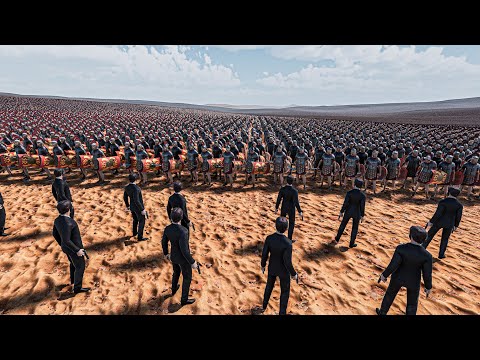 CAN 100 JOHN WICK STOP 1.5 MILLION ROMAN SOLDIERS? - Ultimate Epic Battle Simulator 2 UEBS 2