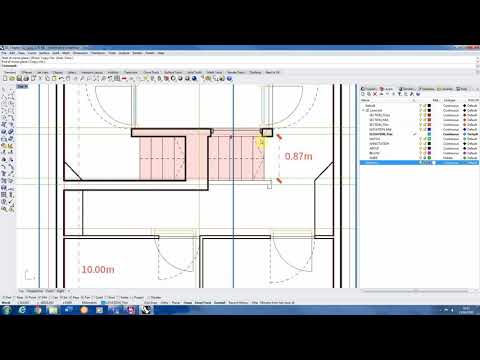 Rhino 2D - Part 2 - Architectural Plan Drawing