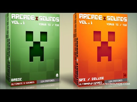 ARCADE X SOUNDS Vol.1 Virus TI Soundset / TRAILER