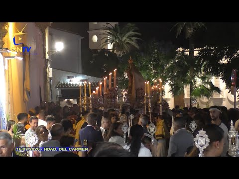 Virgen del Carmen 2026. Llegada a la Capilla del Jesús. Conil de la Frontera.