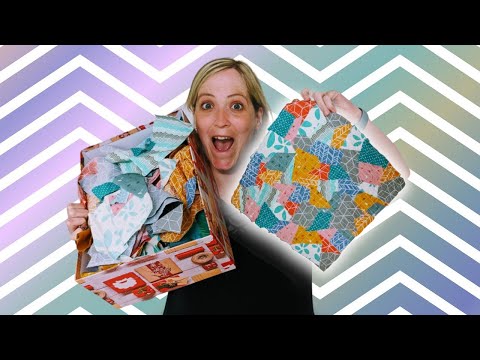 Pizza technique: Sew a new fabric with fabric scraps - Here's how!