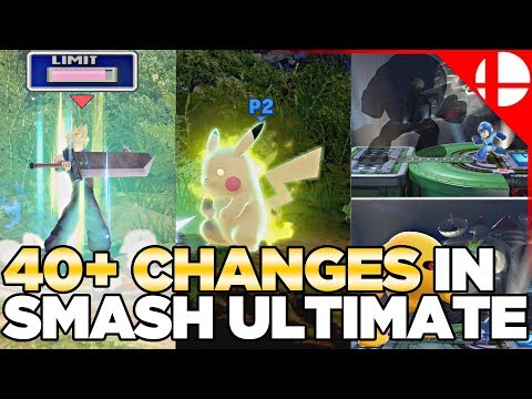 40+ Changes in Smash Ultimate