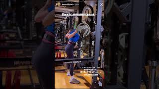 インスタ美女 大和屋 穂香(@honochii0919) ジム トレーニング動画 #shorts