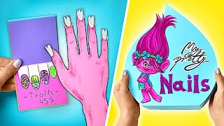 Fantasy Paper Manicure Design: Epic Paper Nail Makeover Fun with Sue! 💅✨