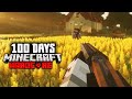 I Spent 100 Days On A FARM Zombie Apocalypse In Minecraft Hardcore