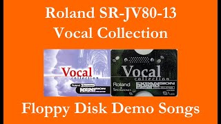 Video thumbnail for Roland SR-JV80-13 Vocal Collection Demo Songs by EDSynth
