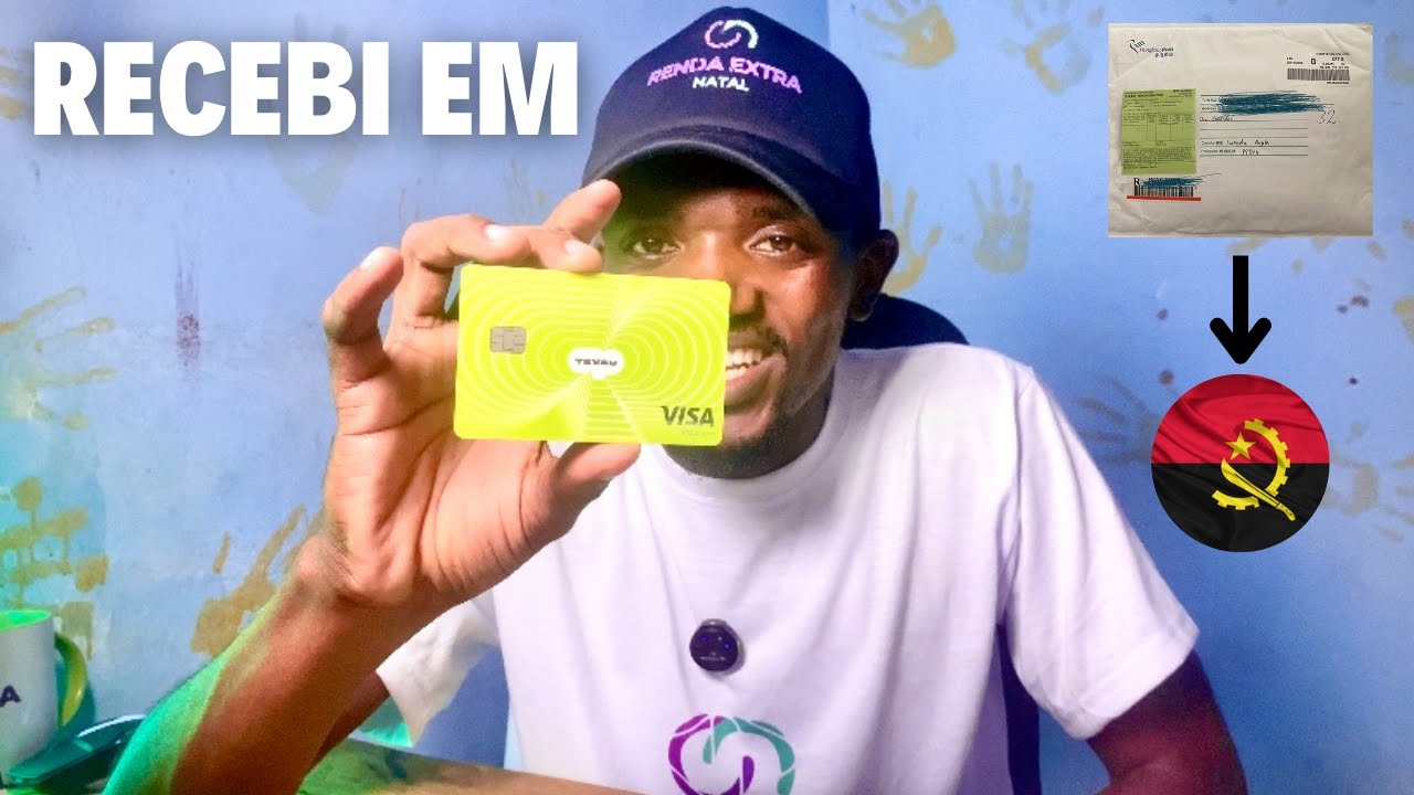 Recebi o meu cartão visa fisico da Tevau em Angola Como Ativar o Cartão