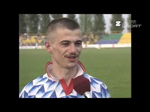 Piłka 1995 Ruch Chorzów–Legia Warszawa, Raków–Widzew. Maciej Szczęsny Jerzy Podbrożny Dariusz Gęsior
