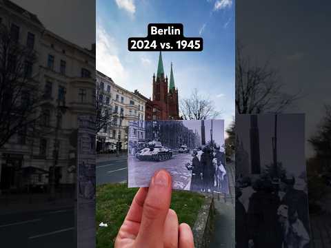 THEN & NOW – Berlin: Germany History old photo #berlin #history #timetravel #ww2 #germany