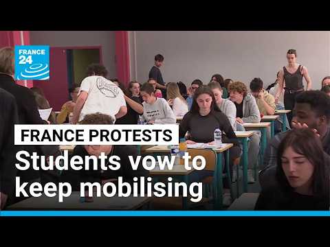 French protests: Student union leaders vow to keep mobilising