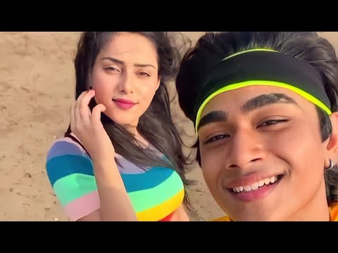 Mallika Singh New Instagram Reels with Kartikeya Malviya on Beach 🏖️ #shorts