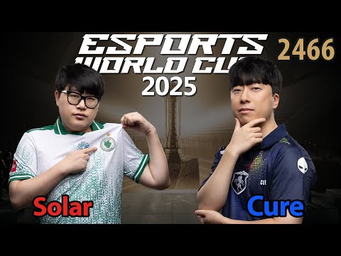 3rd place and $20,000 - 🇰🇷 Solar (Z) vs 🇰🇷 Cure (T) - Esports World Cup 2025 - Starcraft 2 - 2466